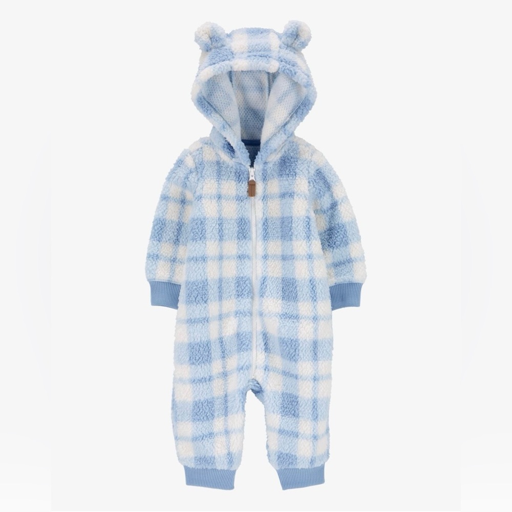 Carter's Soft Blue Toddler Blanket